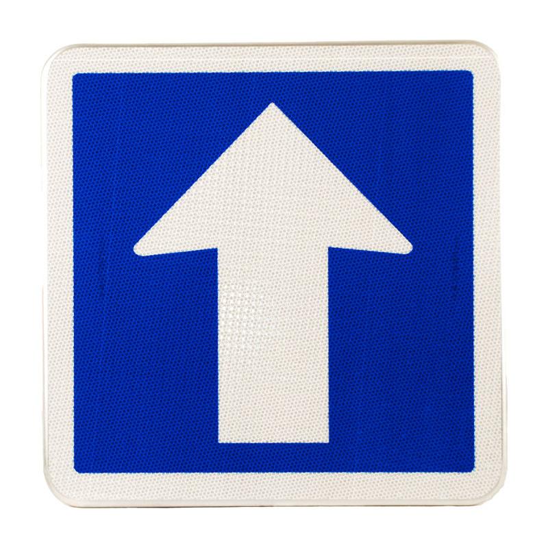 Panneau d'indication C12 - Circulation à sens unique - WP Signalisation - Ultra-résistant et Écoresponsable_0