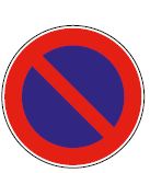 Panneau de stationnement interdit - B6a1_0