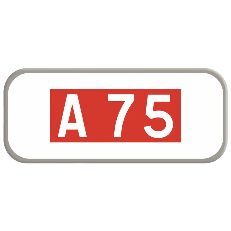 Panonceau d'identification M10a - Numéro de route ou d'autoroute_0