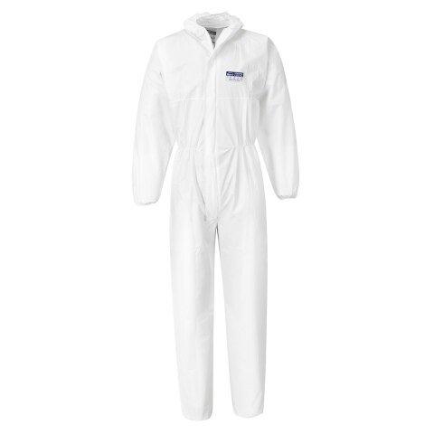 PORTWEST ST40 COMBINAISON BIZTEX® MICROPOREUX TYPE 5/6 (PK50) BLANC - TAILLE M