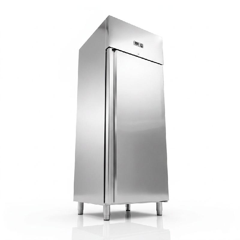 Romux® Armoire Réfrigérée Négative 1 Porte 74 cm avec Refroidissement Froid Ventilé en Acier Inox avec Capacité de 650 L - 3 Étagères et 580_0