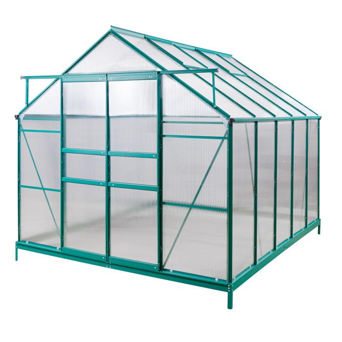Serre de jardin alu 'den haag' 7 m²_0