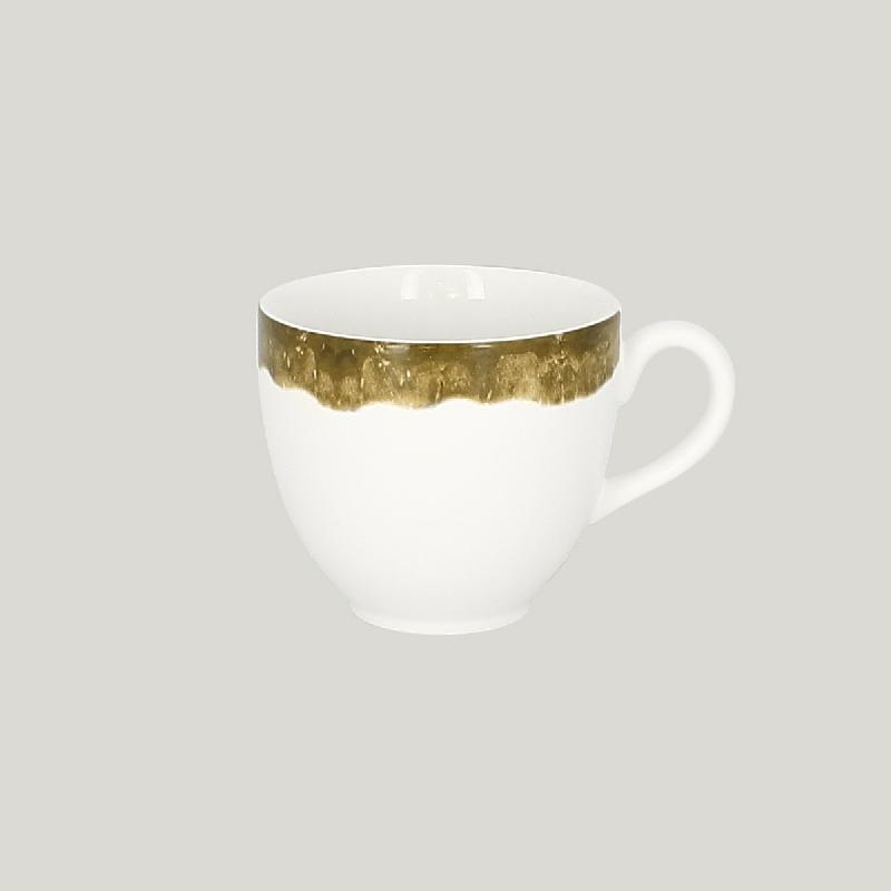 TASSE À THÉ VERT PORCELAINE 23 CL WOODART RAK