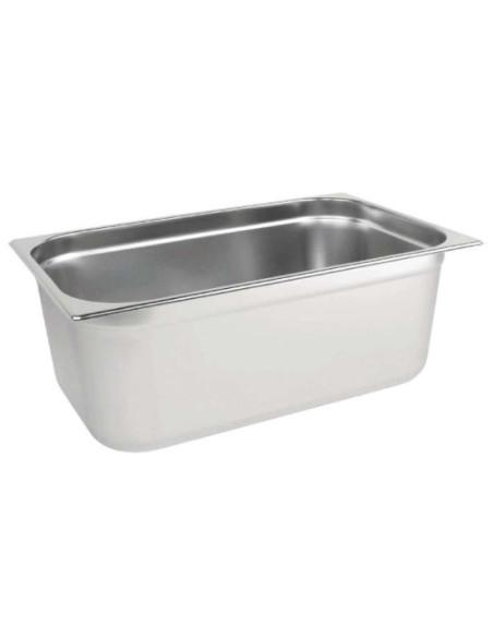 Bac gastronome inox GN 1/3 - 325x176x150 mm - Fabrication italienne - Référence : B13150_0
