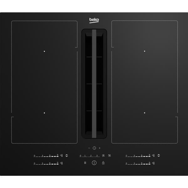 Beko Table de cuisson induction aspirante HIXI64701UP - HIXI64701UP_0