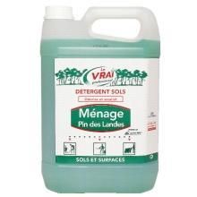 BIDON 5L NETTOYANT VRAI MENAGE ODEUR PIN REMANANTE.