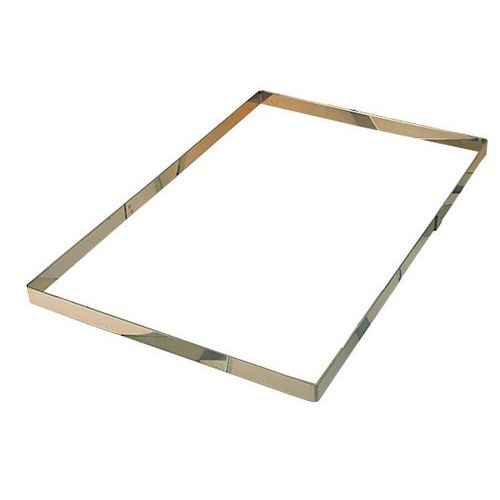 CADRE STANDARD INOX MOUSSE POUR PLAQUE 600X400MM_371 005 - MATFER