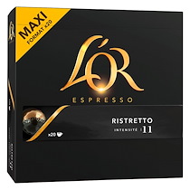 CAPSULES DE CAFÉ RISTRETTO DE L'OR ESPRESSO - PAQUET DE 20