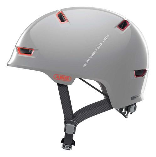 CASQUE VÉLO VILLE SCRAPER 30 GRIS CLAIR ABUS