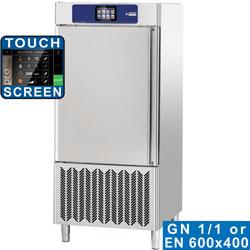 Cellule de congélation rapide touch screen 10 x gn 1/1 ou 600x400 température +70°-18° et +70°+3°c en gn et en gold line plus 800x900xh1800 - DBT101/TS-GX_0