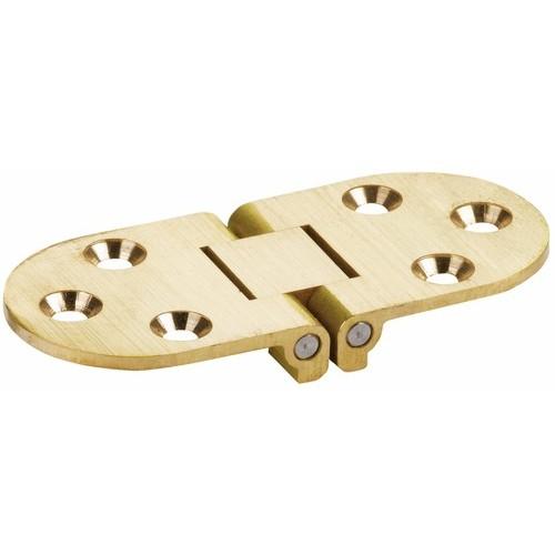 CHARNIÈRE INVISIBLE RONDE-LAITON POLI-HAUTEUR 30 MM-LONGUEUR 68 MM A LENNE