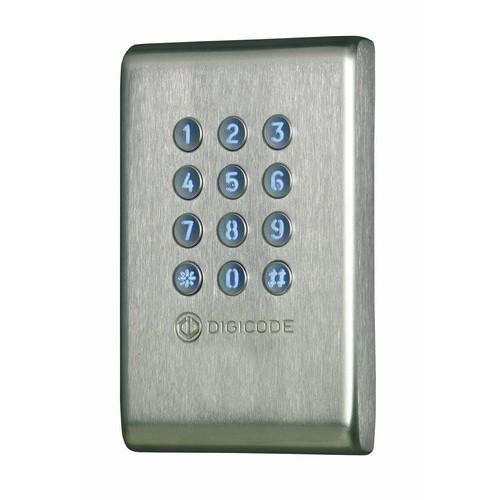 CLAVIER DIGICODE INOX KCIEN/SBP ÉLECTRONIQUE INTÉGRÉE CDVI
