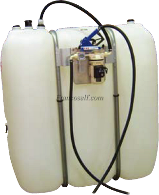 Cuve AdBlue 1600L - Simple paroi ECO et CONFORT avec pistolet automatique et débit-mètre digital_0