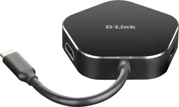 D-Link DUB-M420 station d'accueil Avec fil Thunderbolt 3 Aluminium, Noir_0