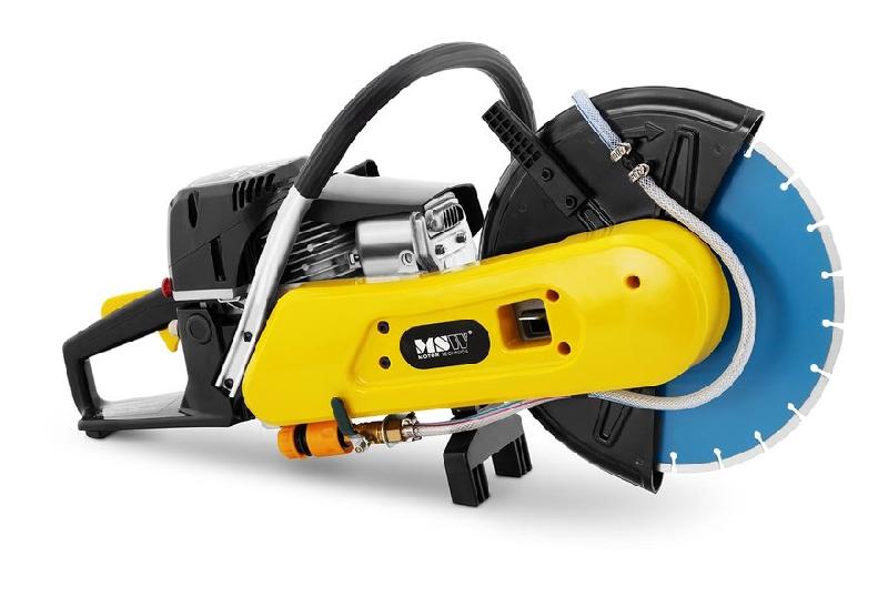 Tronçonneuse à Béton MSW TS-2500 - 2500W - Disque 300mm - Coupe 100mm - Essence Sans Fil - Eau