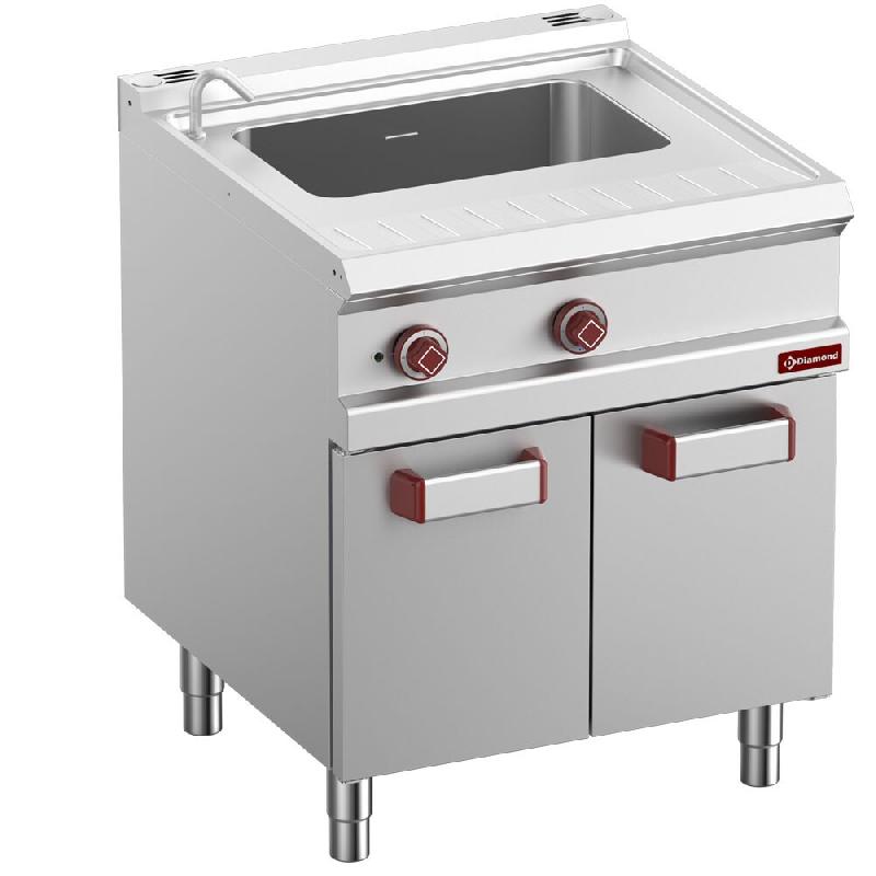 Diamond - Cuiseur à pâtes électrique 1 cuve 40 Lt (s/paniers), sur armoire - réf. E7/CPA7-N - inox AKS-E7/CPA7-N_0