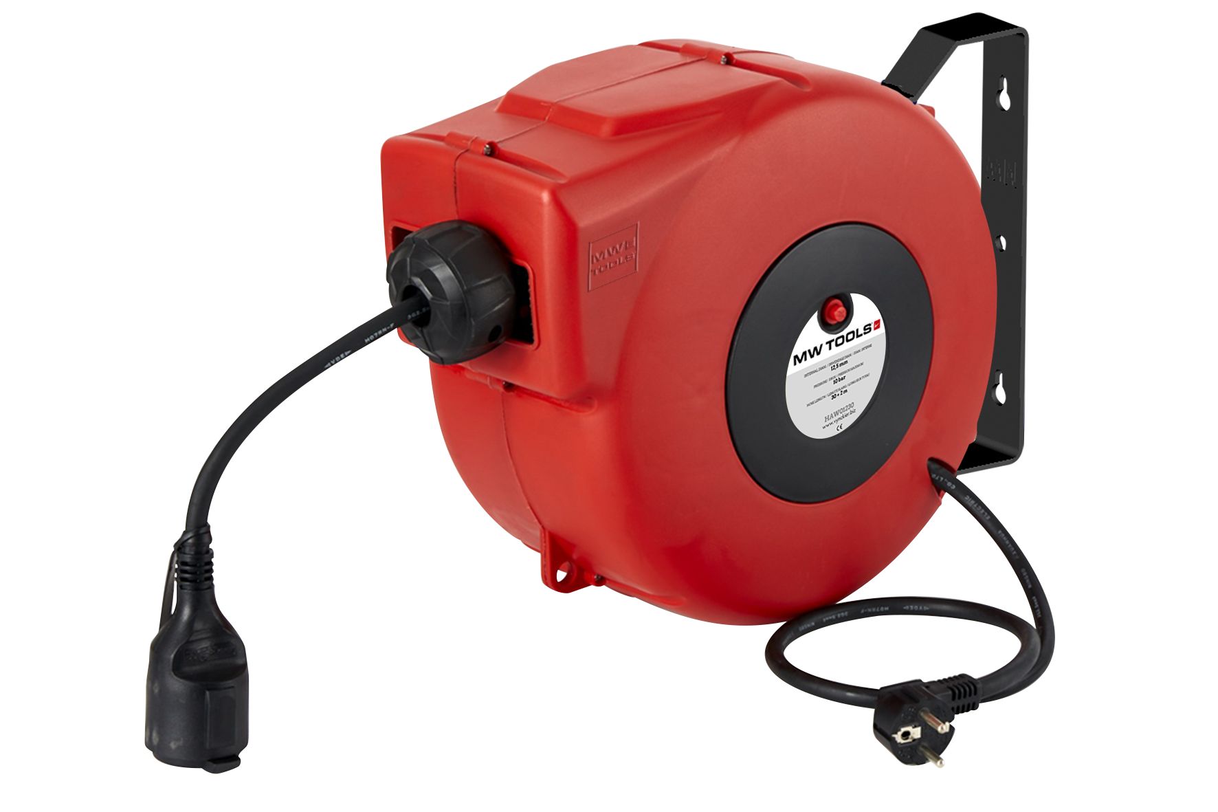 ENROULEUR ÉLECTRIQUE 8 M - 3G 2,5 MM² MW-TOOLS HAE32508N