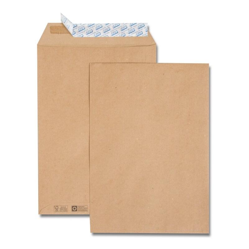 GPV Boîte de 250 pochettes Green kraft brun 229x324/C4, 90 g/m², adhésives avec bande - 3250650005093_0