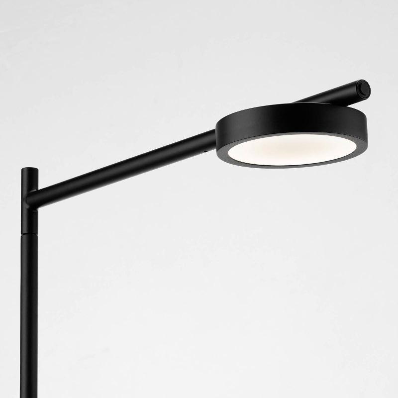 GRUPA IGRAM LAMPE SUR PIED ACIER ET VERRE GRIS