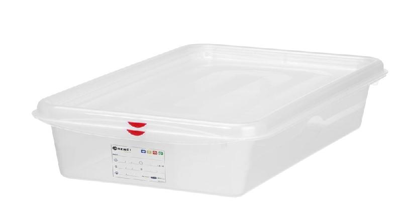 ITALCONCEPT Bac GN 2/3, polypropylène, HENDI, GN 2/3, 9L, Transparent, 354x325x(H)100mm - 8711369873298_0