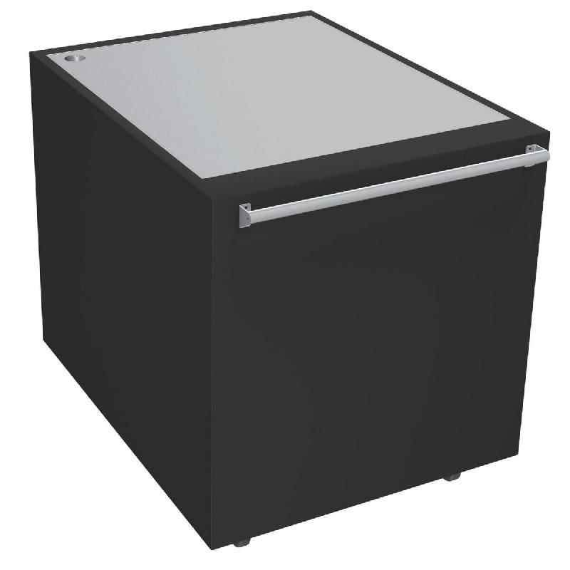 ITALCONCEPT L2G Meuble Caisse Neutre Plateau Inox Ep.12/10, 860 x 800 x 1000mm - 3616350168979_0