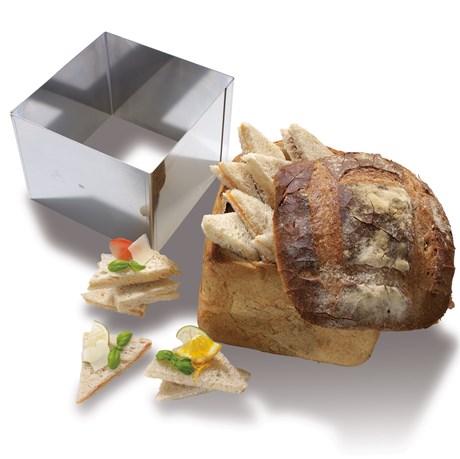 MATFER - MOULE À PAIN SURPRISE CARRÉ INOX 32 SANDWICHES - 371522