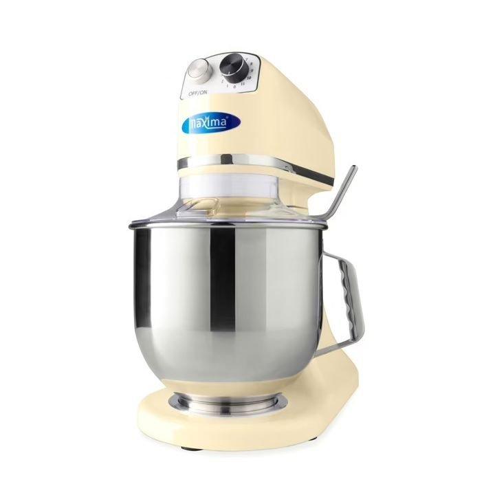 Mixer planétaire professionnel 7 L - 11 vitesses, 2 kg de pâte - ivoire_0