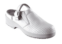 P SABOT BLANC DAURIE CUIR T37