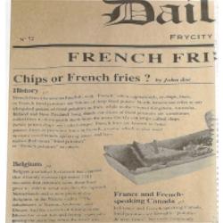 Packnwood FHC - 500Pcs - Papier alimentaire brun ingraissable impression journal en boite distributrice - 380x400mm - marron papier 210PABK38L_0
