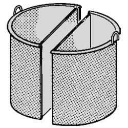 Panier 2 secteurs 100 litres - modèle A9/CP-102 - Accessoires pour snack_0