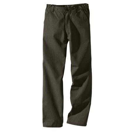 Pantalon de cuisine CookSpirit - coupe droite - quadrillé noir & blanc - taille 50 - mixte - 50% polyester, 50% coton_0