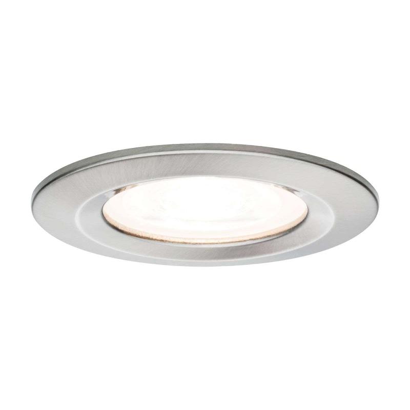 PAULMANN SPOT LED NOVA ROND, IP44, DIMMABLE, FER