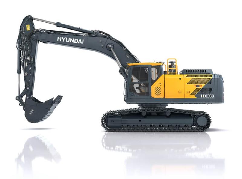 Pelle sur chenilles HYUNDAI HX360L - 227 kW moteur - 30 tonnes - Système de caméras SAVM 360°_0