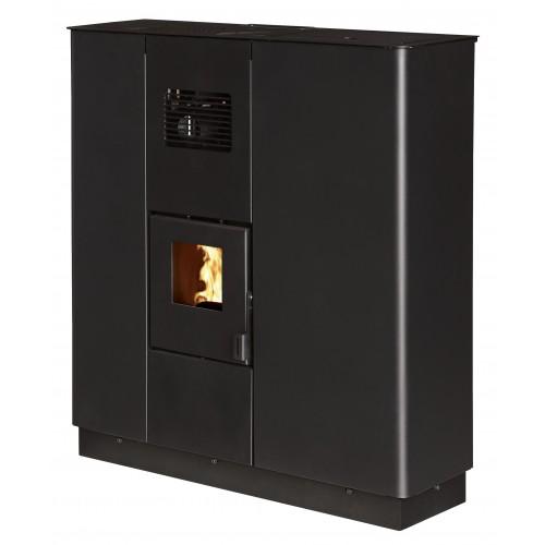 POÊLE À GRANULÉS ÉTANCHE - CANALISABLE - 10,8 KW - NOIR - CORTINA 12 SUNNY