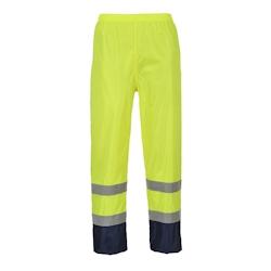 Portwest - Pantalon de pluie bicolore imperméable HV Jaune / Bleu Marine Taille 3XL - XXXL jaune H444YNRXXXL_0