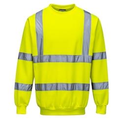 Portwest - Sweat-shirt mi saison HV Jaune Taille 5XL - XXXXXL jaune B303YER5XL_0