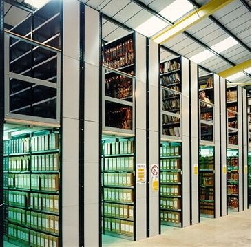 Rayonnage archive PSA - 2 niveaux tôlé - Fixe grande hauteur pour stockage personnalisé_0