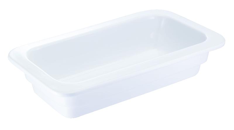 RÉCIPIENT GN 1/4 CELLANA EN PORCELAINE, 65 MM, ENVIRON 1,20 L