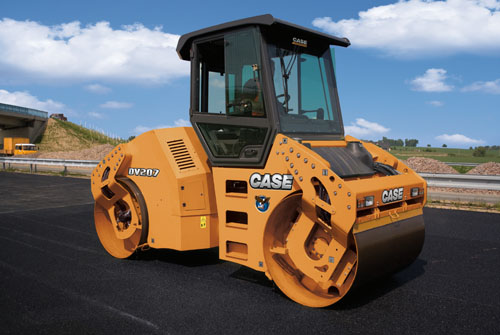 Rouleau compresseur CASE DV207 - 80 hp, 60 kW - Double tambour, traction intégrale_0
