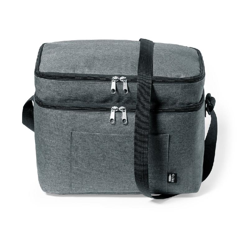 Sac Isotherme avec 2 Compartiments 30 x 24 x 19,5 cm Gris - 8435408326711_0