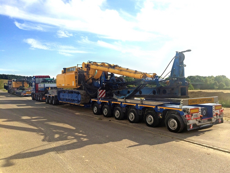 Semi-remorques porte-engins Faymonville 6 essieux - CombiMAX modulable pour charges 50 à 250 tonnes_0