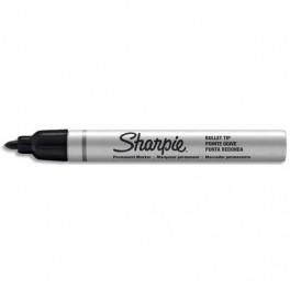 SHARPIE  MARQUEUR INDÉLÉBILE SHARPIE POINTE OGIVE MOYENNE NOIR, CORPS MÉTAL