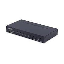 StarTech.Com Commutateur KVM HDMI 8 Ports avec Kit de Montage en Rack 1U, HDMI 2.0 4K 60Hz, Commutation par Bouton-Poussoir, Switch 8 Ports, Hub USB 4 Ports, Indépendant de l'OS, Conforme TAA_0