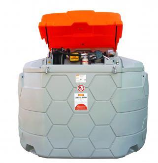 Station GNR 5000 litres - pompe 72 l/min avec compteur, filtre, enrouleur et capot - 308361_0