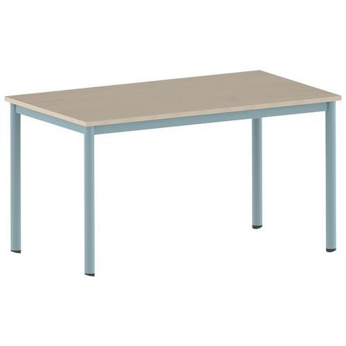 TABLE CARÉLIE 140 X 80 CM MOBILE T6 STRAT ÉRABLE LAGON 6027 - MOBIDECOR