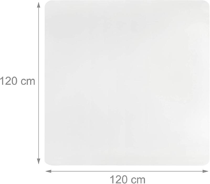 TAPIS DE PROTECTION BUREAU SOL TRANSPARENT 120 X 120 CM 13_0002837_3_0