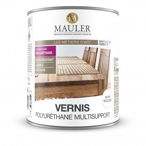 VERNIS POLYURÉTHANE BRILLANT INCOLORE 1L MAULER