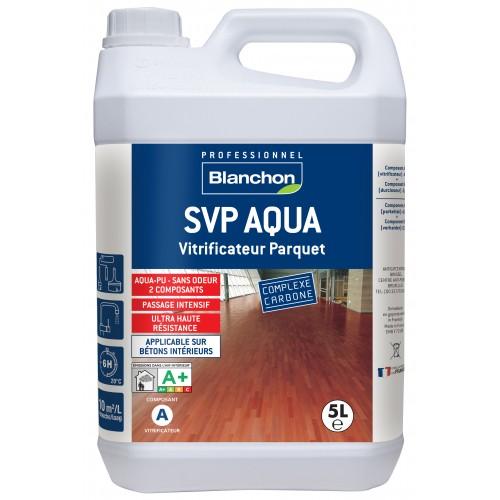 VITRIFICATEUR PARQUET 4,5 L ET DURCISSEUR 0,5 L - SVP AQUA -SATINÉ BLANCHON