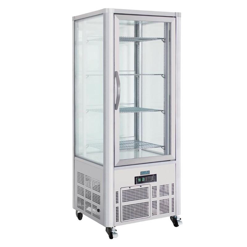 Vitrine à pâtisserie 400L série G - GD881 - 1 porte - Classe énergétique B - Température 2°C à 10°C_0