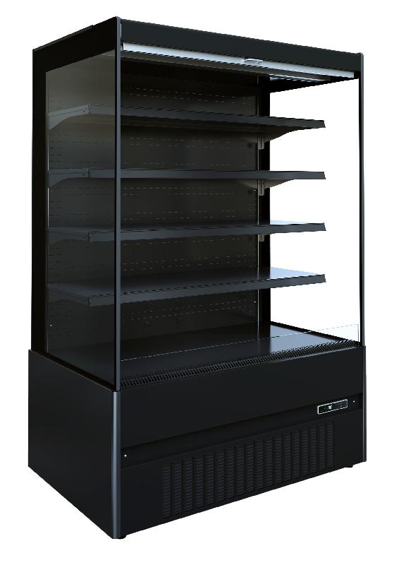 Vitrine mural libre service 3m1 noir ouvert jamie 1.5 - P7350.0040_0